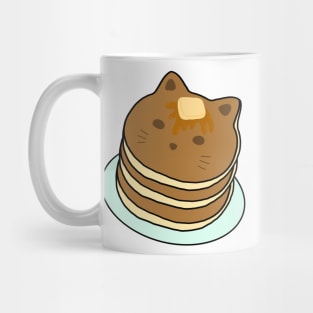 Cat Pancake Kawaii Cute Anime Neko Food Manga Art Logo Mug